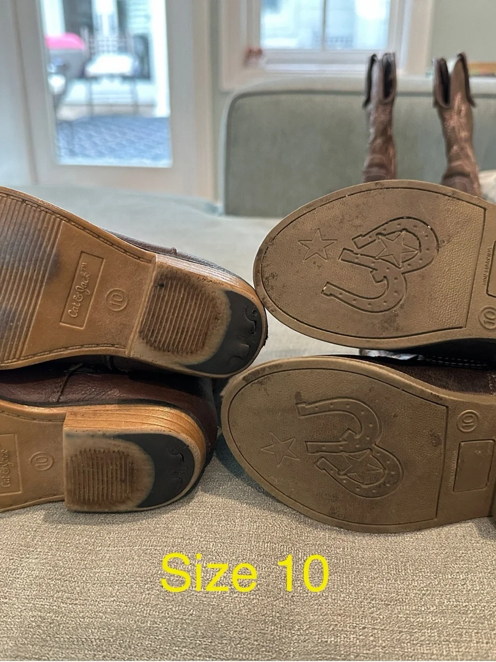 LOT of 8 pairs: Cherokee Toddler Western Cowboy Boots